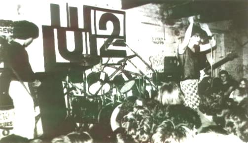 Photo of U2 at Dandelion Green in 1979
